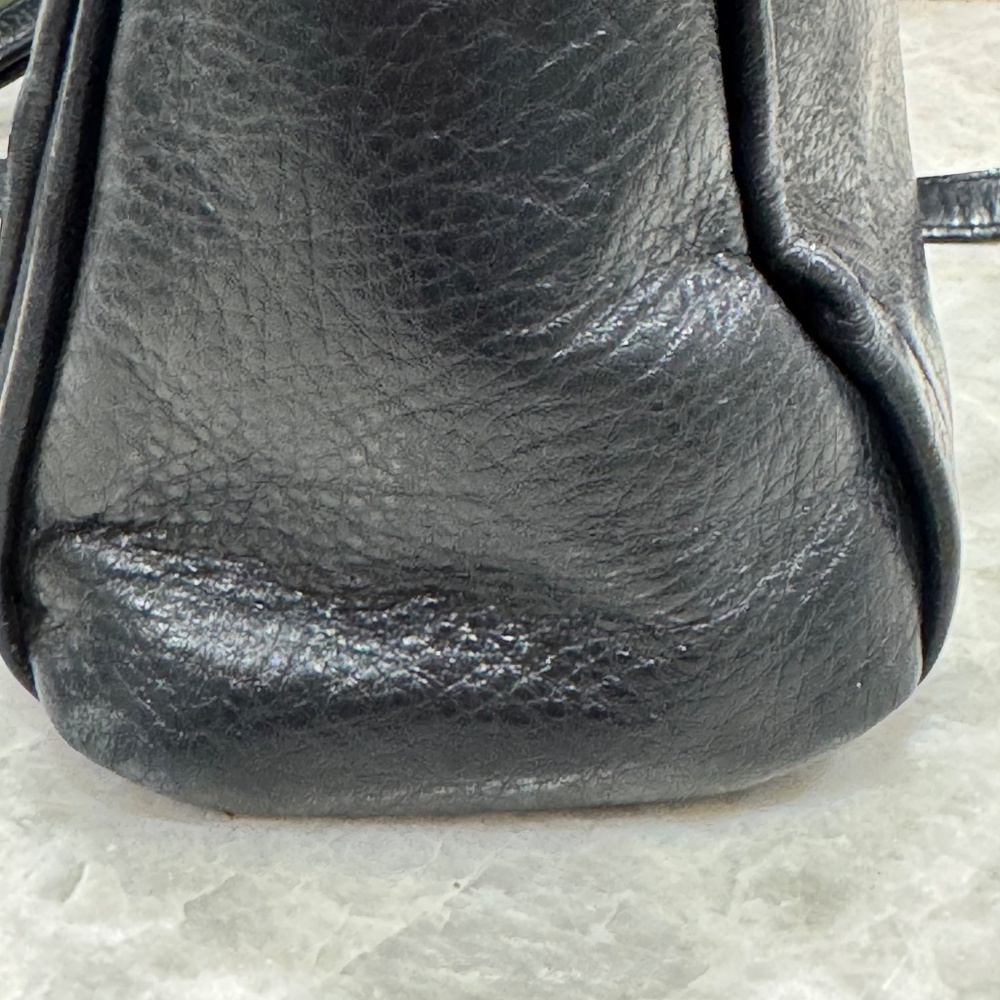 Coach Madison Small Sadie Flap Satchel Black - Picture 5 of 16